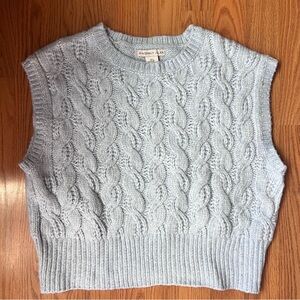 Knit Blue Vest Size Small